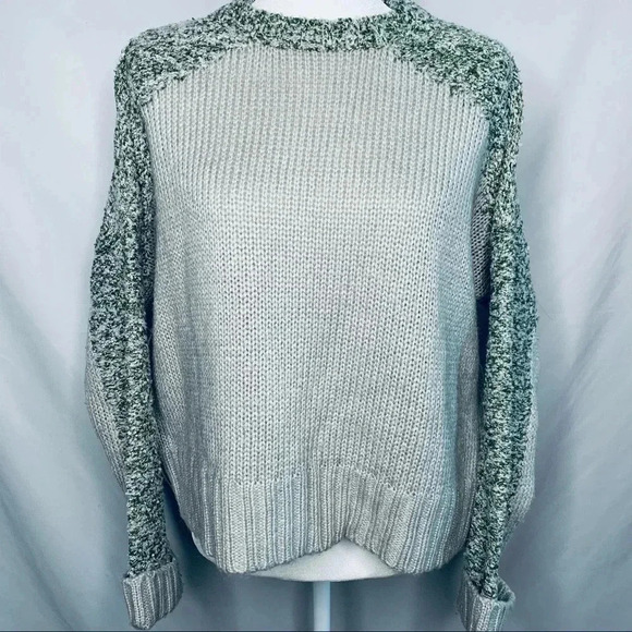 John + Jenn Revolve Mixed Yarn Colorblock Sweater Size Small - Picture 3 of 10